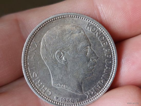 2 кроны Дания 1930 год.