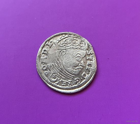 Три гроша 1583 Стефан Баторий Состояние