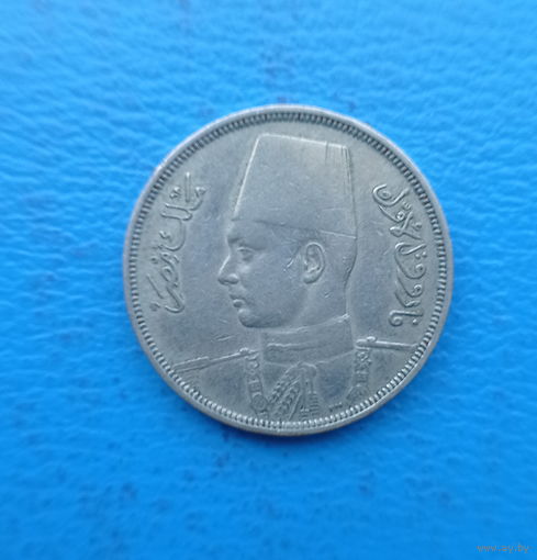 Египет 10 милльем 1941 год король Фарук I