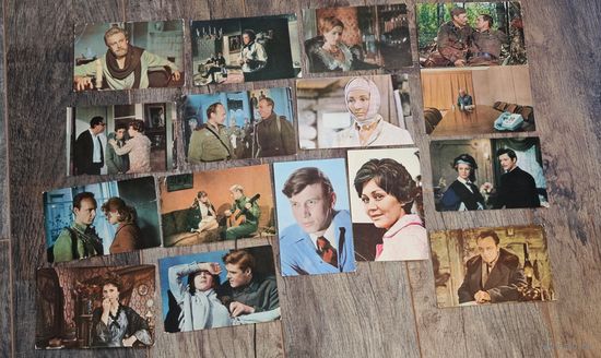 Открытки СССР актеры