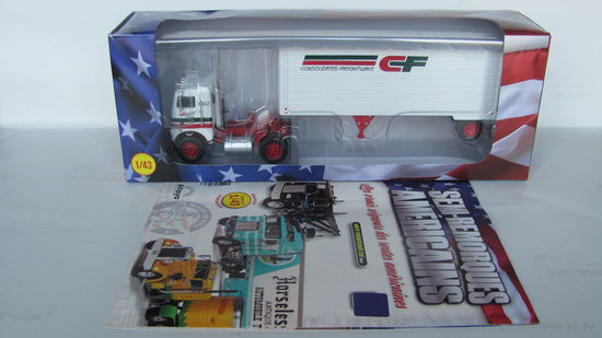 WHITE FREIGHTLINER COE /1966/ седельный тягач с п/прицепом, Altaya/IXO