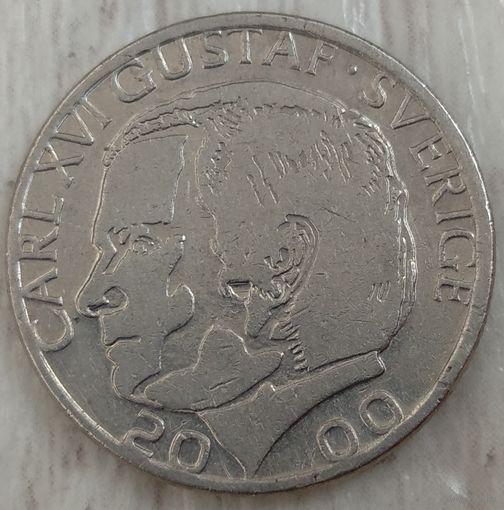 Швеция 1 крона 2000. Возможен обмен