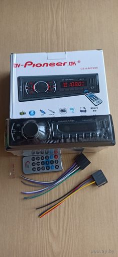 Автомагнитола DV-Pioneer блютуз магнитола USB,AUX