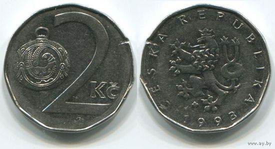 Чехия. 2 кроны (1993)