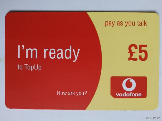 Телефонная карта. Англия