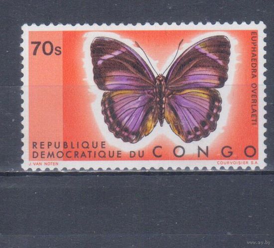[1839] Конго 1971. Фауна.Бабочка. MNH