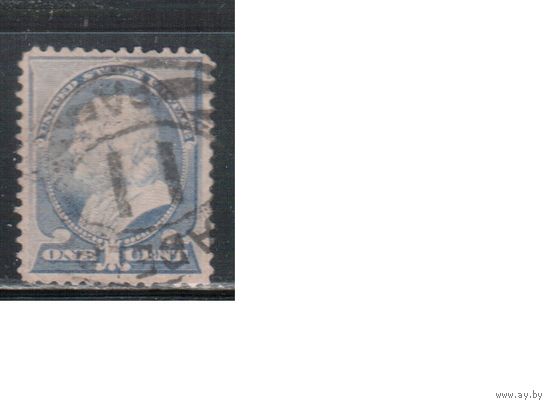 США-1887, (Мих.53), гаш.  , Стандарт, Президенты, Франклин(3)