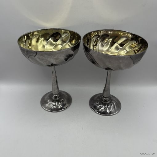 Креманки посеребренные, 2 шт. Италия. 3685