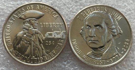 США квотер 2026 г. "250 лет независимости - Война за независимость"