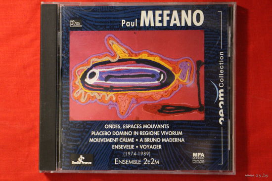 Paul Mefano – Ondes / Espaces Mouvants (1996, CD)