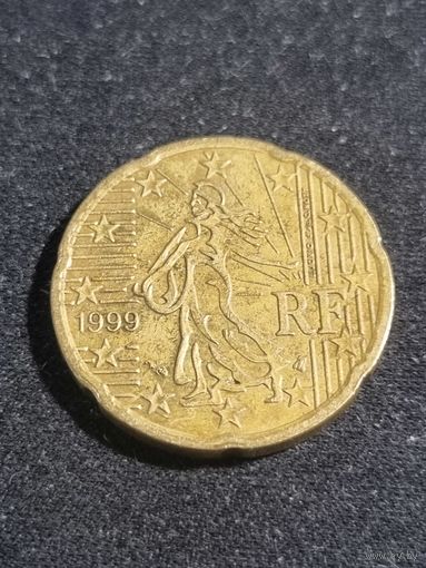 Франция 20 евроцентов 1999