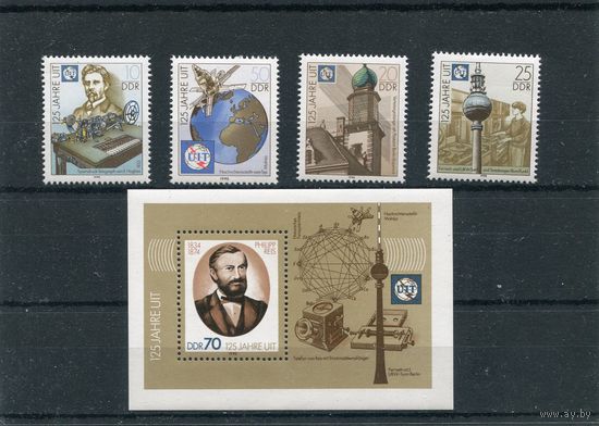 ГДР. 125 лет международного союза связи