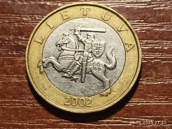 Литва 2 лита 2002