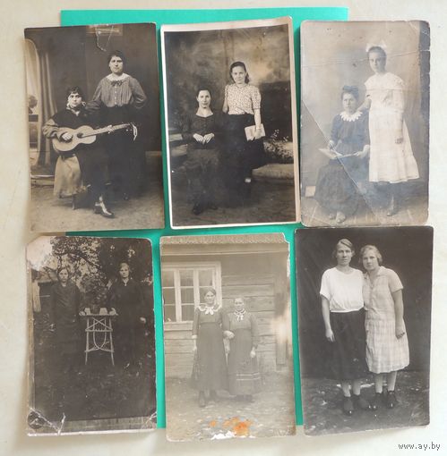 Фото "Подруги", Западная Беларусь, Полесье, Гродненщина, 1920-1930-е гг.