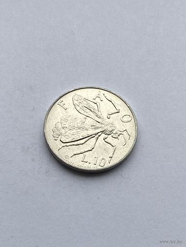 10 лир 1974 г., Сан-Марино