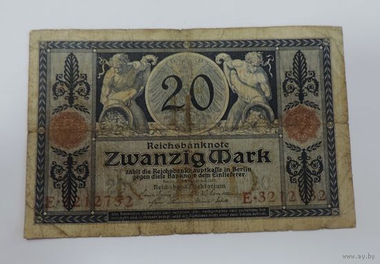 20 марок 1915 г. Германия