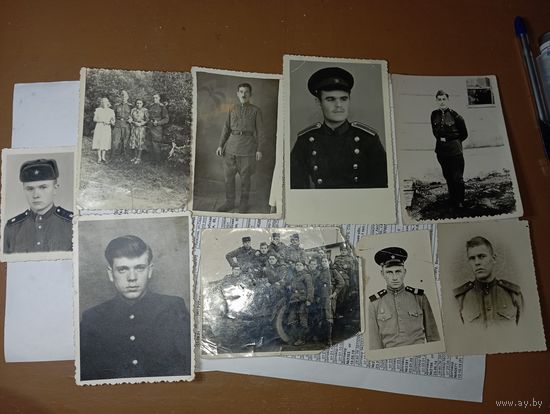 Фото солдат СССР на память 1950х годов . С рубля