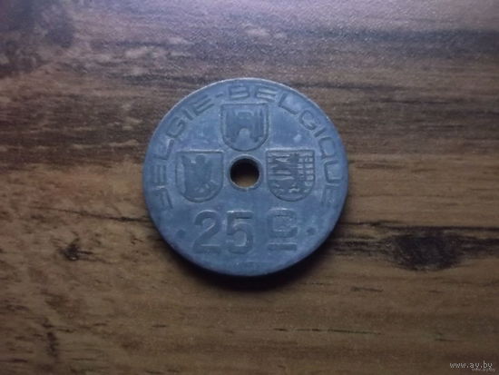 Бельгия 25 сентим 1943