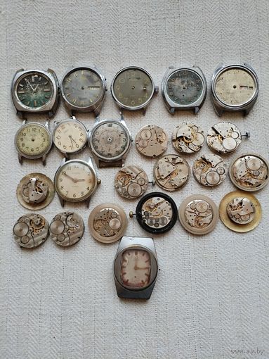 Часы, механизмы СССР. В ремонт.