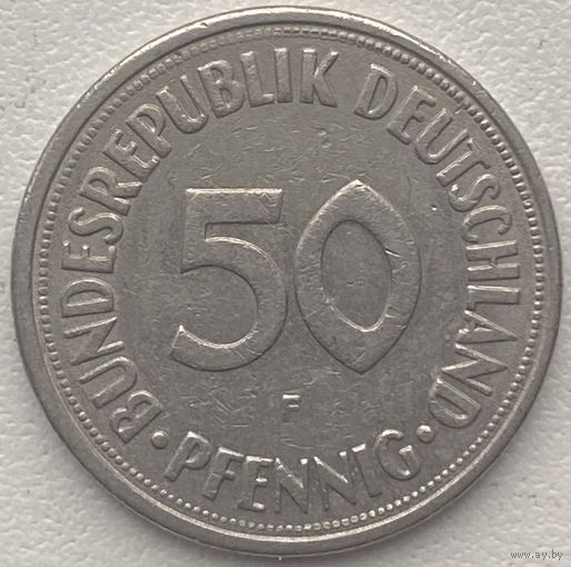 Германия 50 пфеннигов 1970 г. F