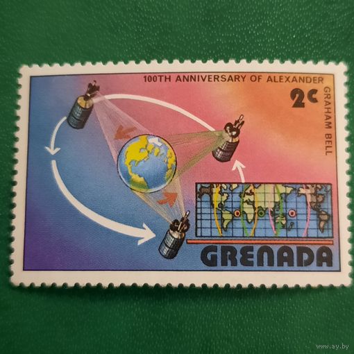 Гренада 1974. 100 лет со дня рождения Alexander Grahham Bell