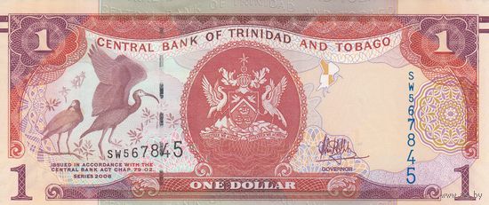 Тринидад и Тобаго 1 доллар 2006 (UNC)