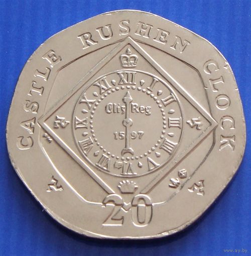Остров Мэн. 20 пенсов 2004 год  KM#1257