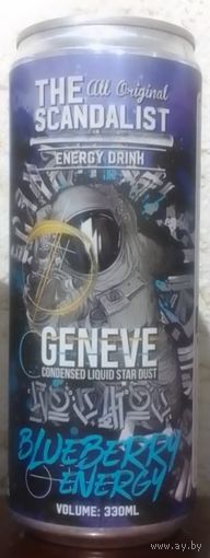 Банка от энергетика THE SCANDALIST GENEVE Blueberry Energy 330ml (ОБМЕН/ПРОДАЖА/ТОРГ) 1лот=1шт