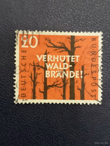 Берегите лес. Германия 1958г.