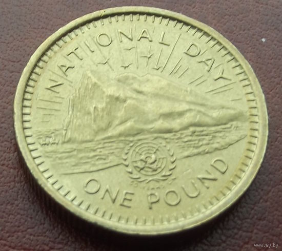 Гибралтар. 1 фунт 1995