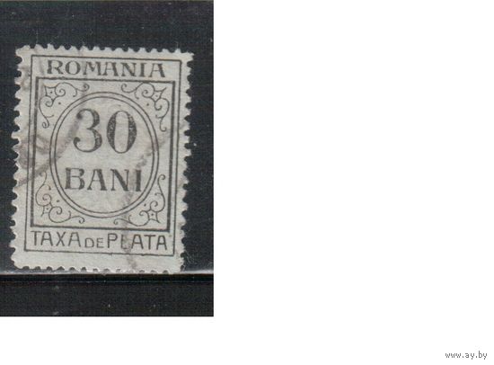 Румыния-1920(Мих.45)  гаш. ,  Стандарт, Доплатные марки, черный цвет(2)
