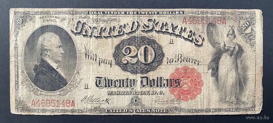 20 долларов США 1880