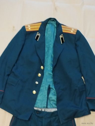 Парадная форма подполковника ракетных войск и артиллерии ВС СССР. китель и брюки