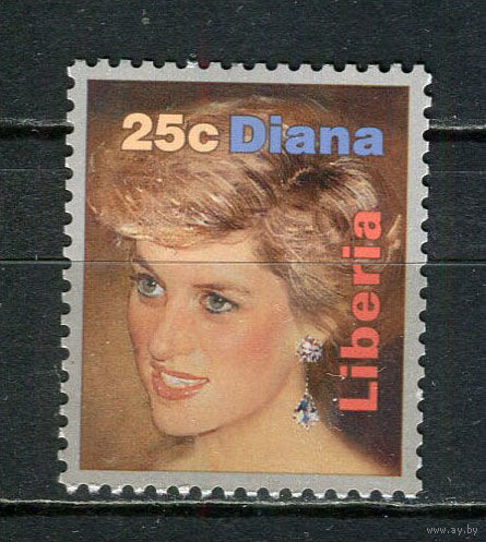 Либерия - 1998 - Принцесса Диана - [Mi. 1973] - полная серия - 1 марка. MNH.  (Лот 42JA)-TG3P53