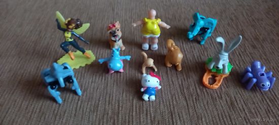 Игрушки из киндеров и бонстики