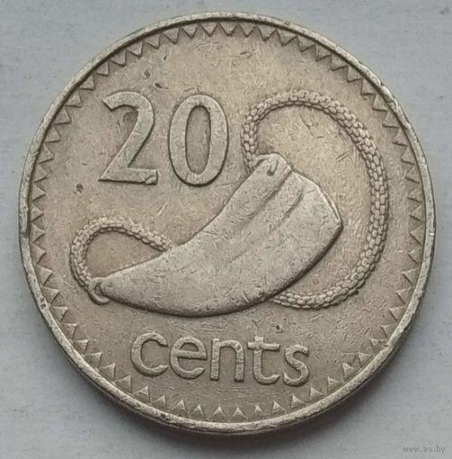 Фиджи 20 центов 1982 г.