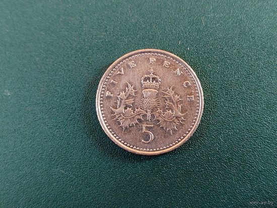 5 пенсов Великобритания.
