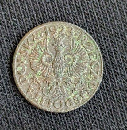 1 грош 1923  Польша   1 grosz 1923 Rzeczpospolita Polska