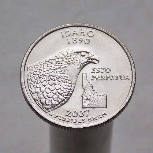 США 25 центов 2007 D Айдахо