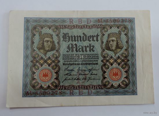 100 марок 1920 г. Германия