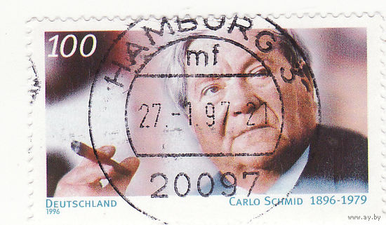 Карло Шмид (1896-1979), юрист и политик 1996 год