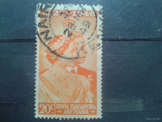 Кения-Уганда-Танганьика, 1948. Серебряная свадьба короля Георга VI и королевы Елизаветы