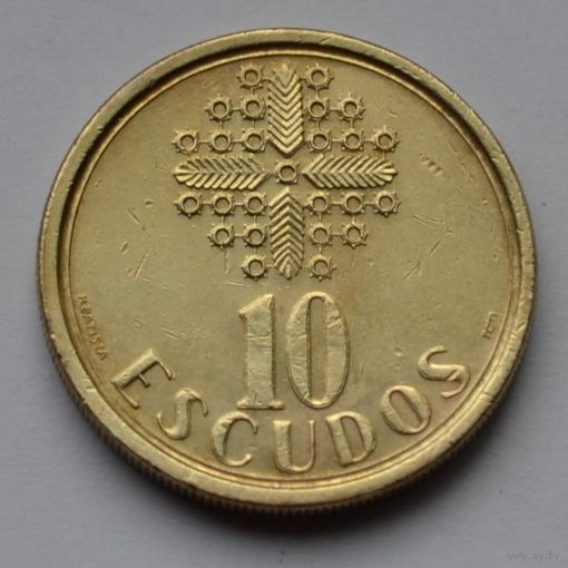 Португалия, 10 эскудо 1990 г.
