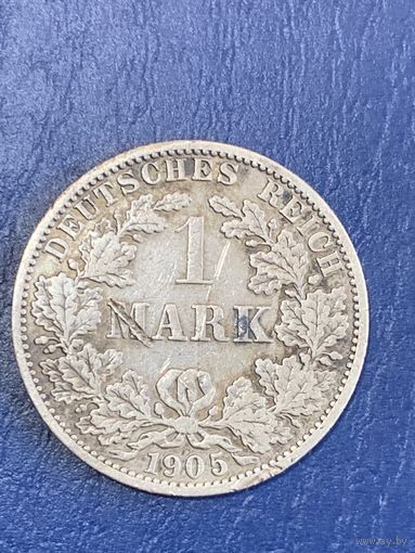 Германия 1 марка 1905 А