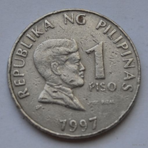 Филиппины, 1 писо 1997 г. Не магнитная.