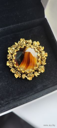 Брошь худ стекло Англия