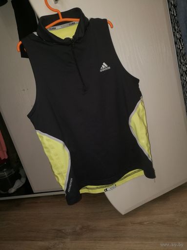 Топ Adidas двухслойный, р.L. Adistar Shimmel