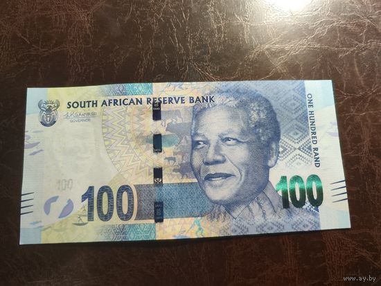 Юар 100 рандов образца 2016 года UNC p141b