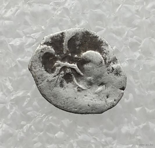 Иван IV Грозный 1533-1584 гг. Полушка. Москва. Государь. Птичка. /8