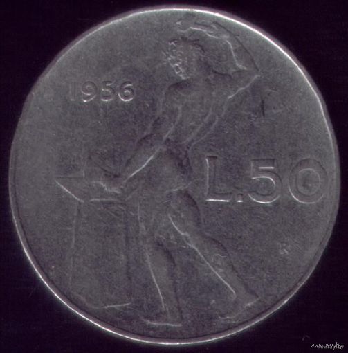 50 Лир 1956 год Италия